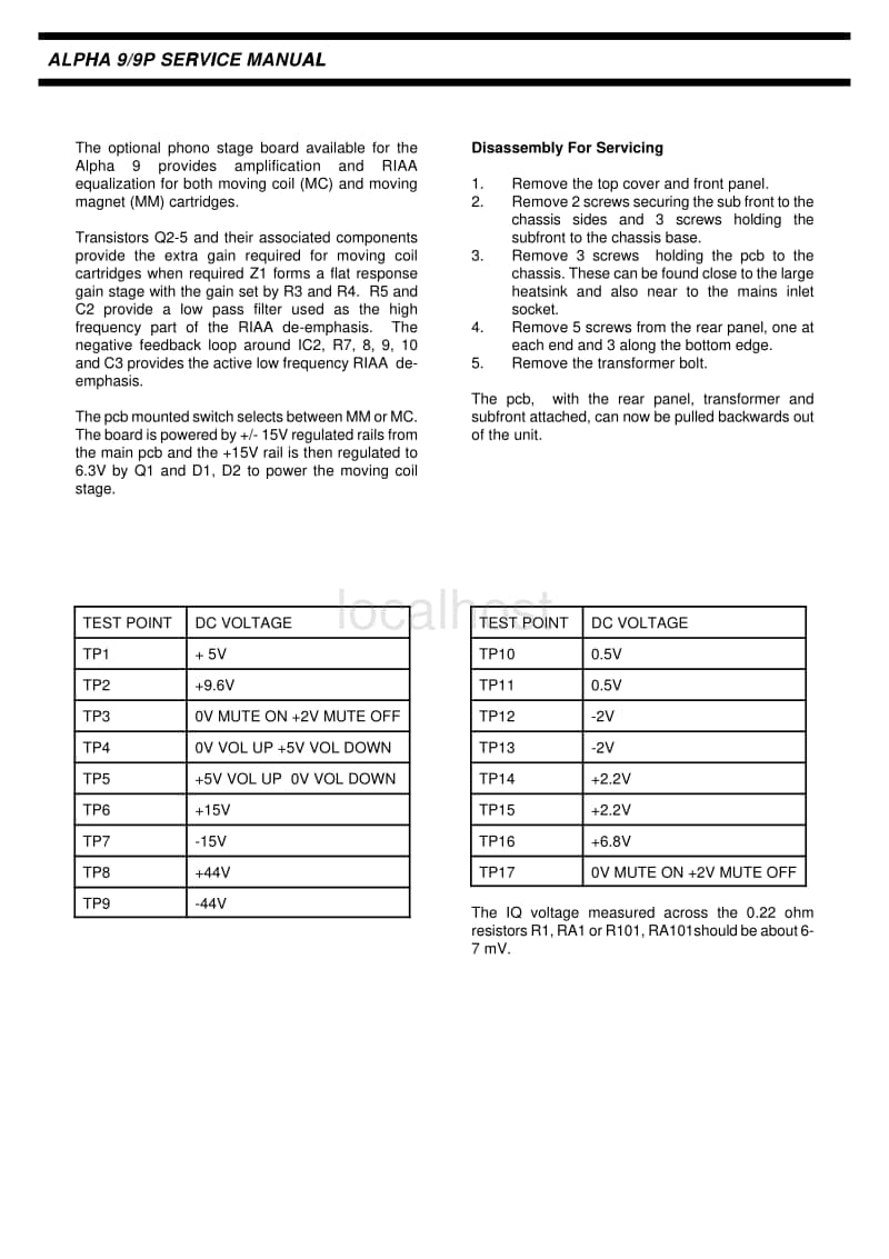 Arcam-ALPHA-9P-Service-Manual电路原理图.pdf_第2页