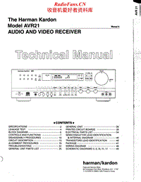 Harman-Kardon-AVR-21-Service-Manual电路原理图.pdf