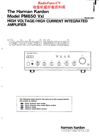 Harman-Kardon-PM-650-VXI-Service-Manual电路原理图.pdf