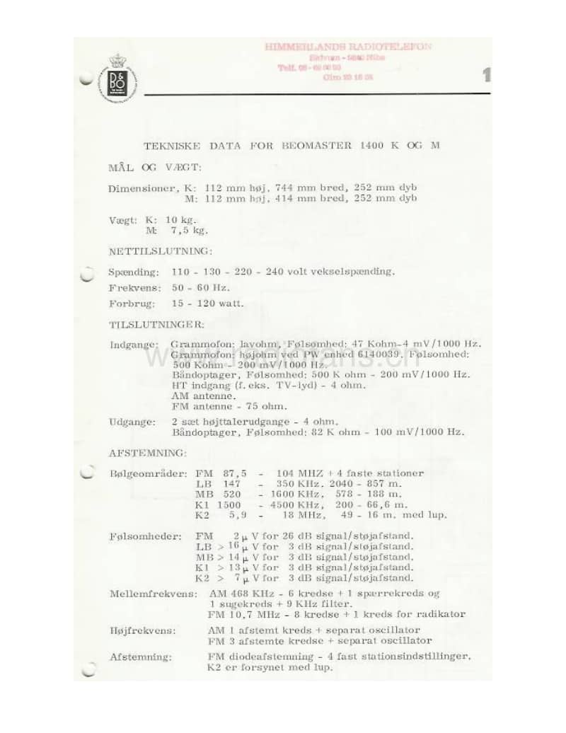 Bang-Olufsen-Beomaster_1400-Service-Manual电路原理图.pdf_第2页
