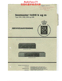 Bang-Olufsen-Beomaster_1400-Service-Manual电路原理图.pdf