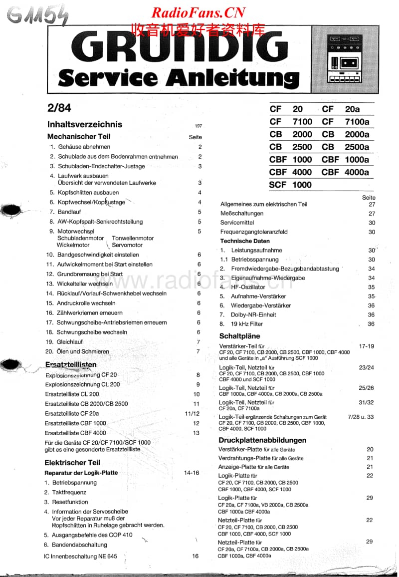 Grundig-CB-2000-Service-Manual电路原理图.pdf_第1页