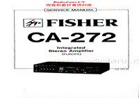 Fisher-CA-272-Service-Manual电路原理图.pdf