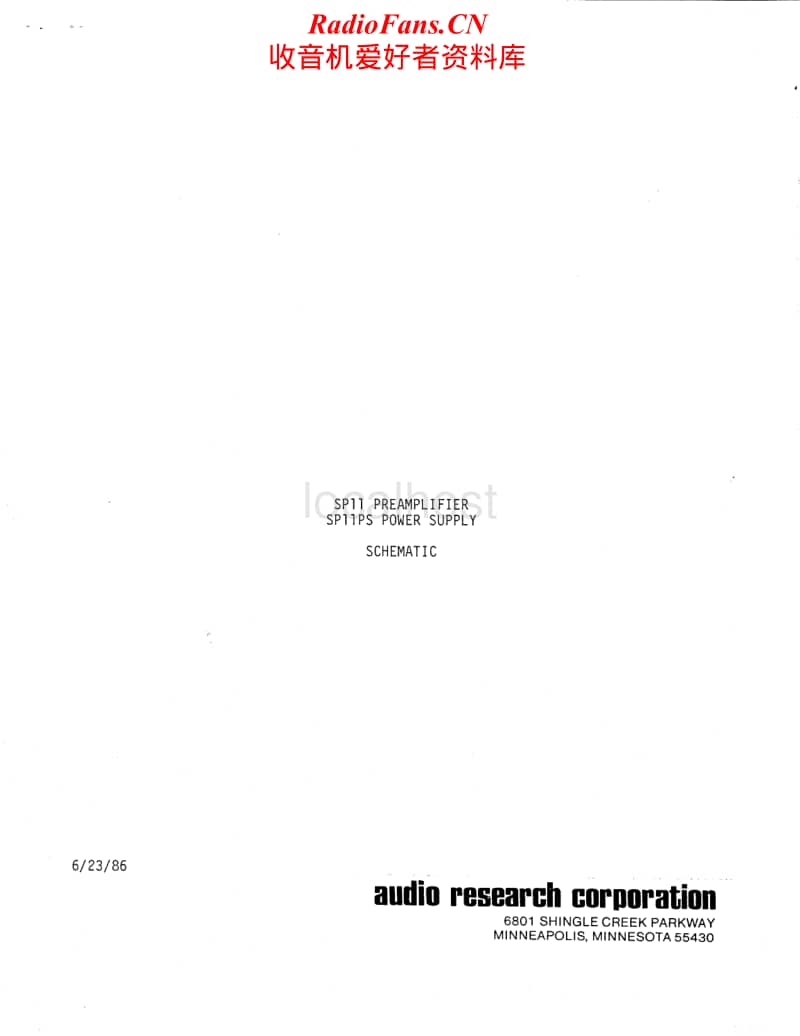 Audio-Research-SP11-sp11PS-Schematic电路原理图.pdf_第1页