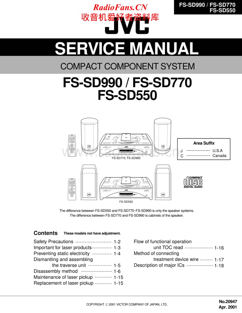 Jvc-FSSD-990-Service-Manual电路原理图.pdf_第1页