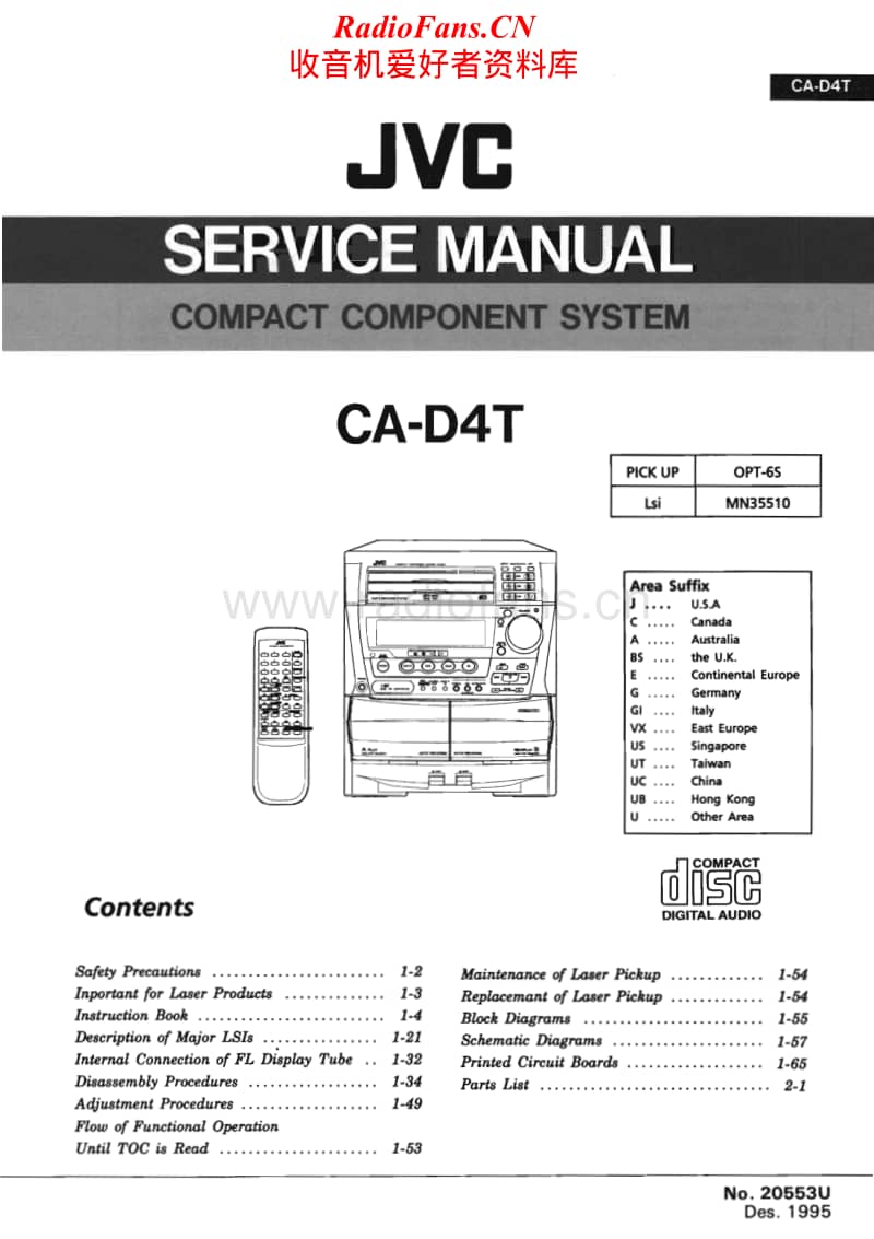 Jvc-CAD-4-T-Service-Manual电路原理图.pdf_第1页