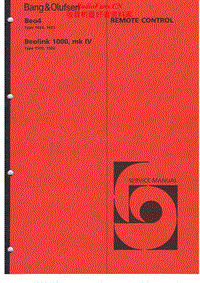 Bang-Olufsen-Beo_4-Service-Manual电路原理图.pdf