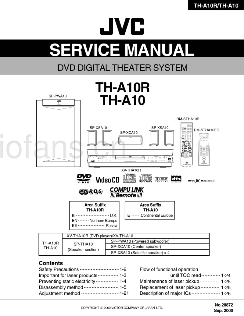 Jvc-THA-10-R-Service-Manual电路原理图.pdf_第1页
