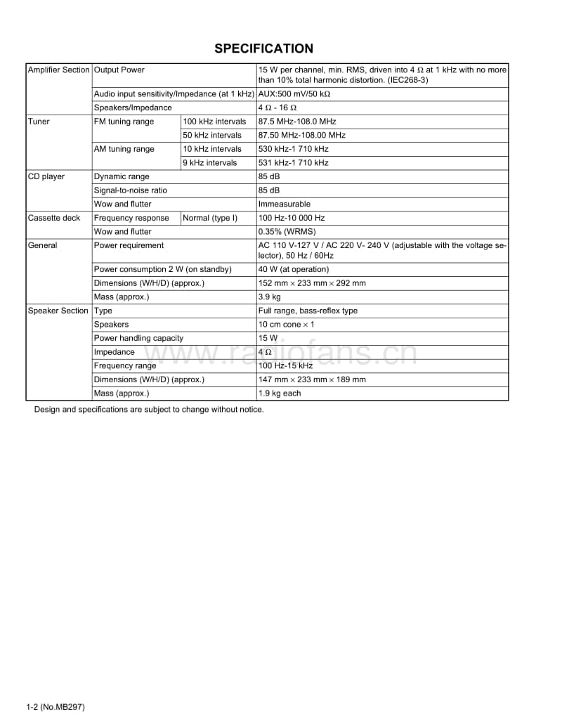 Jvc-UXH-330-Service-Manual电路原理图.pdf_第2页