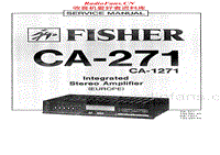 Fisher-CA-1271-Service-Manual电路原理图.pdf