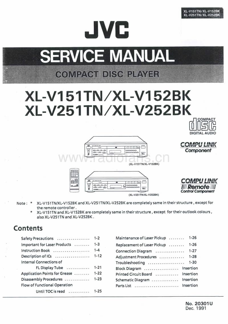 Jvc-XLV-152-BK-Service-Manual电路原理图.pdf_第1页