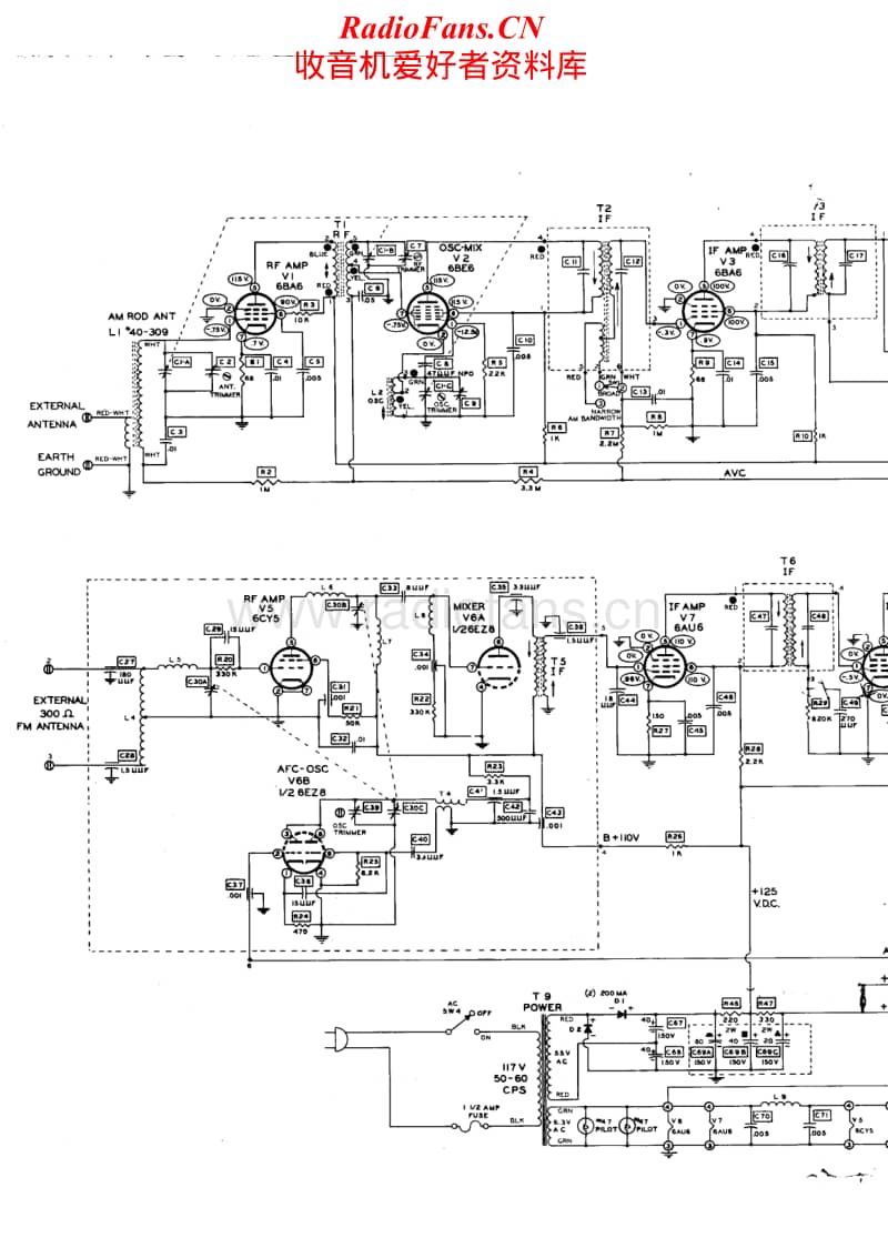 Heathkit-AJ-10A-Schematic电路原理图.pdf_第1页