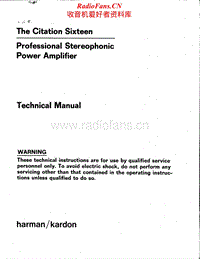Harman-Kardon-Citation-16-Service-Manual电路原理图.pdf