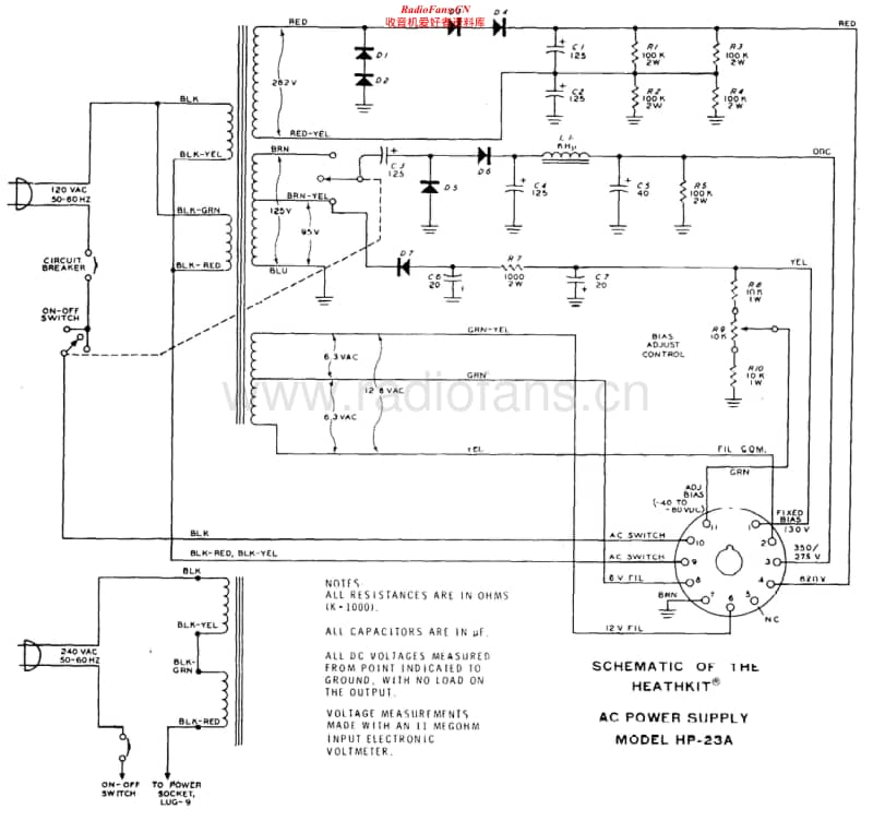 Heathkit-HP-23A-Schematic电路原理图.pdf_第1页