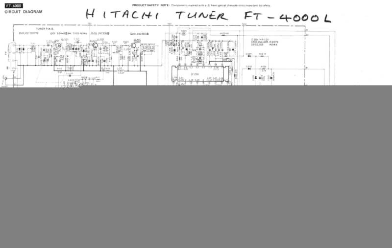Hitachi-FT-4000-L-Schematic电路原理图.pdf_第1页