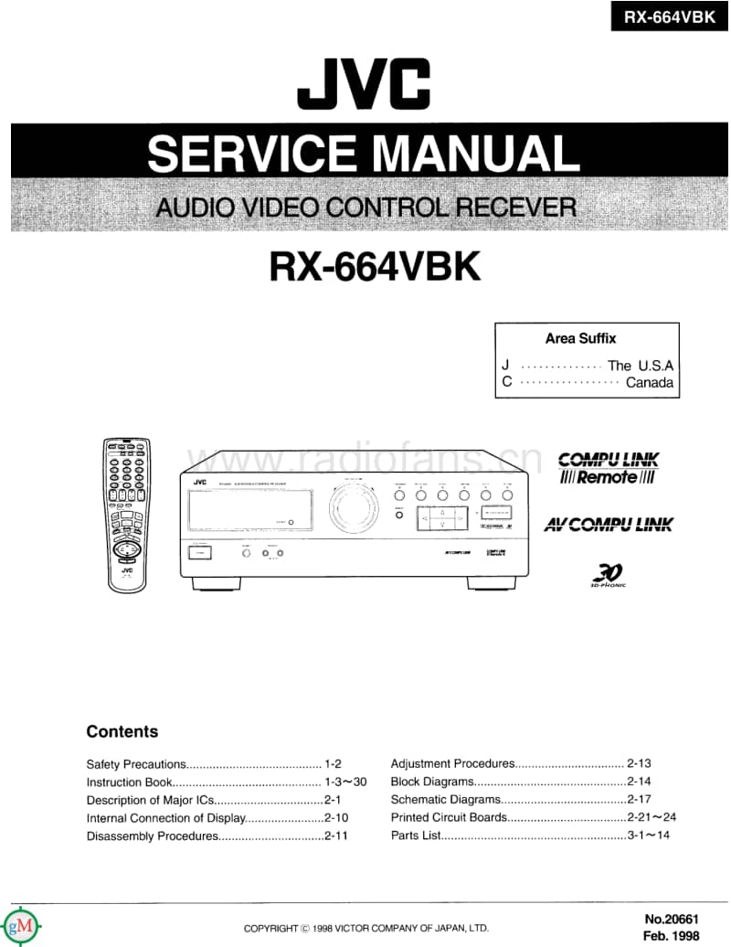Jvc-RX-664-VBK-Service-Manual电路原理图.pdf_第1页
