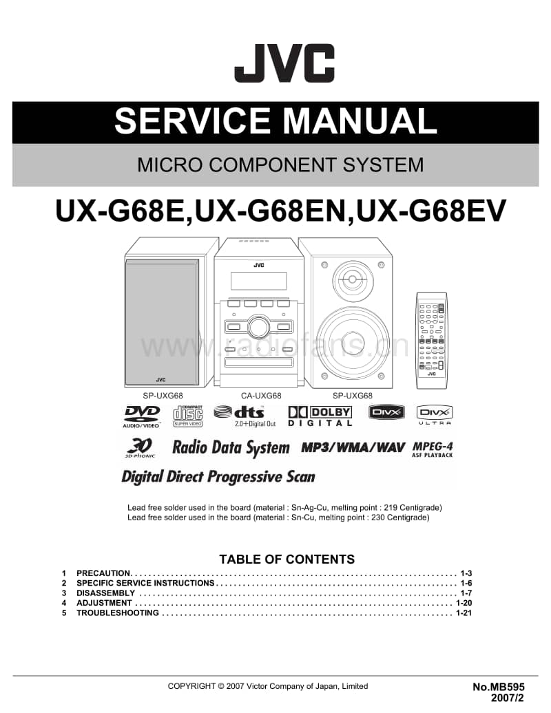 Jvc-UXG-68-E-Service-Manual电路原理图.pdf_第1页