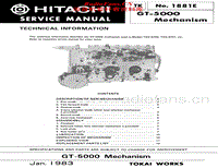 Hitachi-GT-5000-Service-Manual电路原理图.pdf