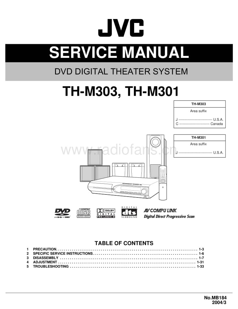 Jvc-THM-301-Service-Manual电路原理图.pdf_第1页