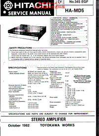 Hitachi-HAMD-5-Service-Manual电路原理图.pdf