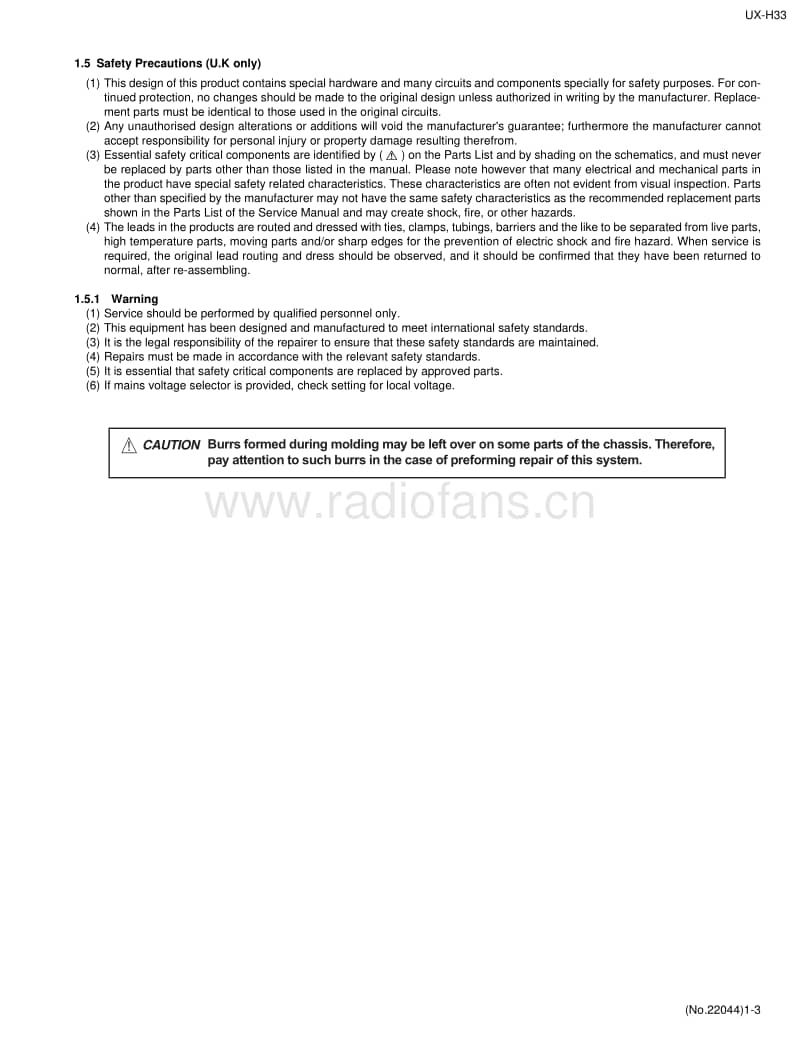 Jvc-UXH-33-Service-Manual电路原理图.pdf_第3页