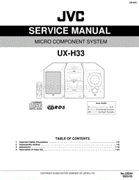 Jvc-UXH-33-Service-Manual电路原理图.pdf