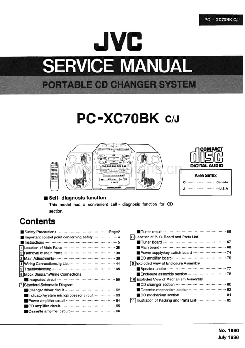 Jvc-PCXC-70-BK-Service-Manual电路原理图.pdf_第1页