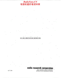 Audio-Research-D70II-Schematic电路原理图.pdf