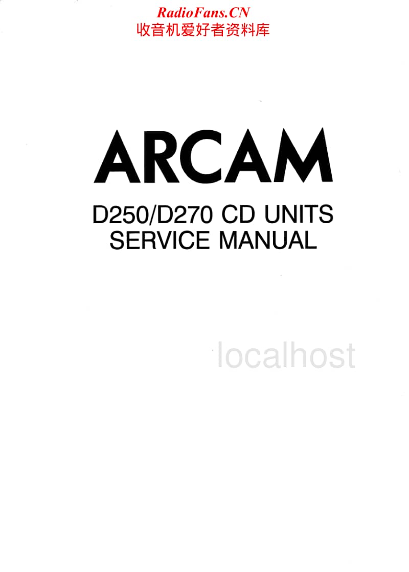 Arcam-DELTA-270-Service-Manual电路原理图.pdf_第1页