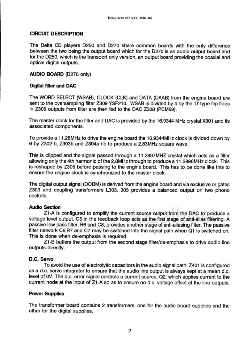 Arcam-DELTA-270-Service-Manual电路原理图.pdf_第3页