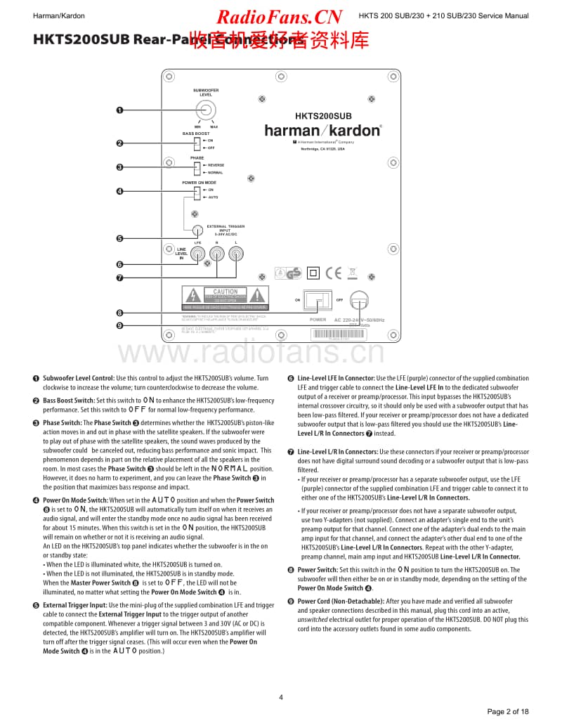 Harman-Kardon-HKTS-210-230-Service-Manual电路原理图.pdf_第2页