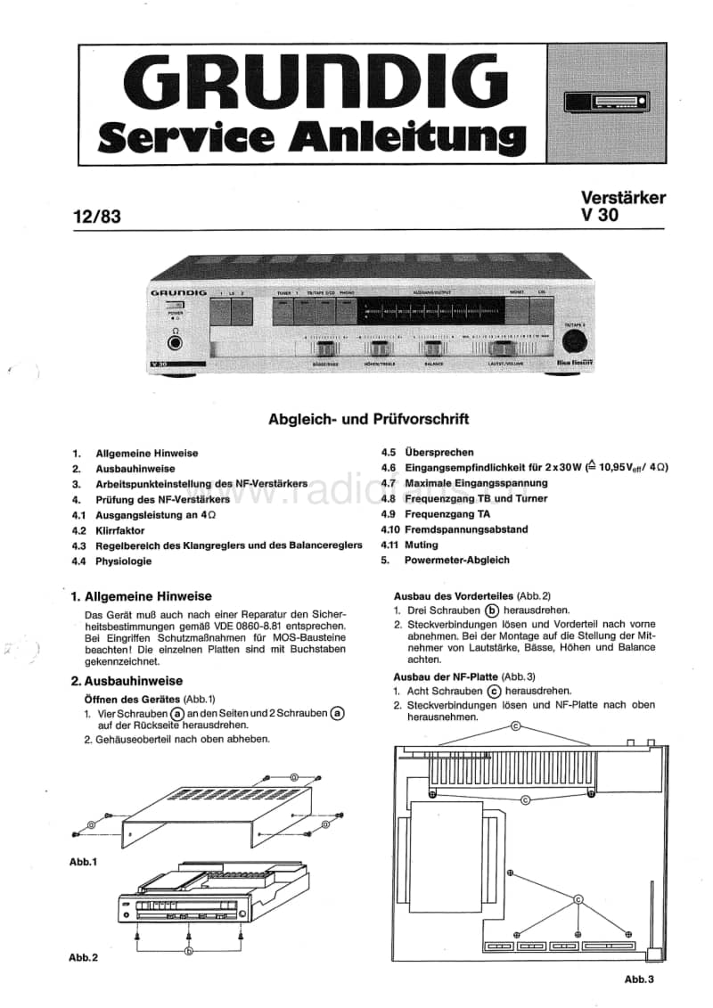 Grundig-V-30-Schematics电路原理图.pdf_第1页