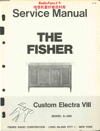 Fisher-CUSTOM-ELECTRA-E-490-Service-Manual电路原理图.pdf