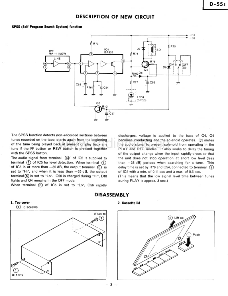 Hitachi-D-55-S-Service-Manual电路原理图.pdf_第3页