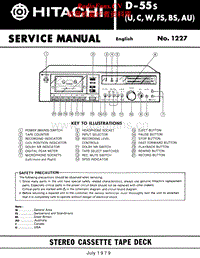 Hitachi-D-55-S-Service-Manual电路原理图.pdf