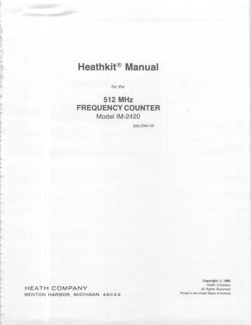 Heathkit-IM-2420-Manual电路原理图.pdf_第3页