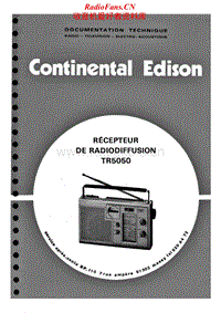 Continental-Edison-TR-5050-Service-Manual电路原理图.pdf