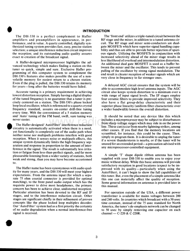 Hafler-DH-330-Service-Manual电路原理图.pdf_第3页