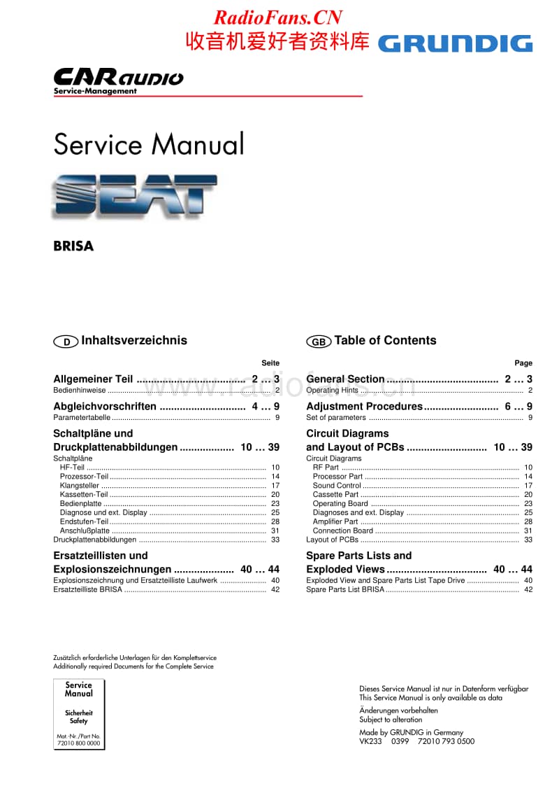 Grundig-BRISA-Service-Manual电路原理图.pdf_第1页