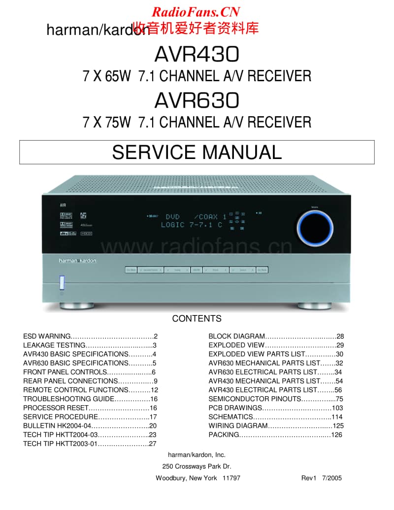 Harman-Kardon-AVR-430-Service-Manual-2电路原理图.pdf_第1页