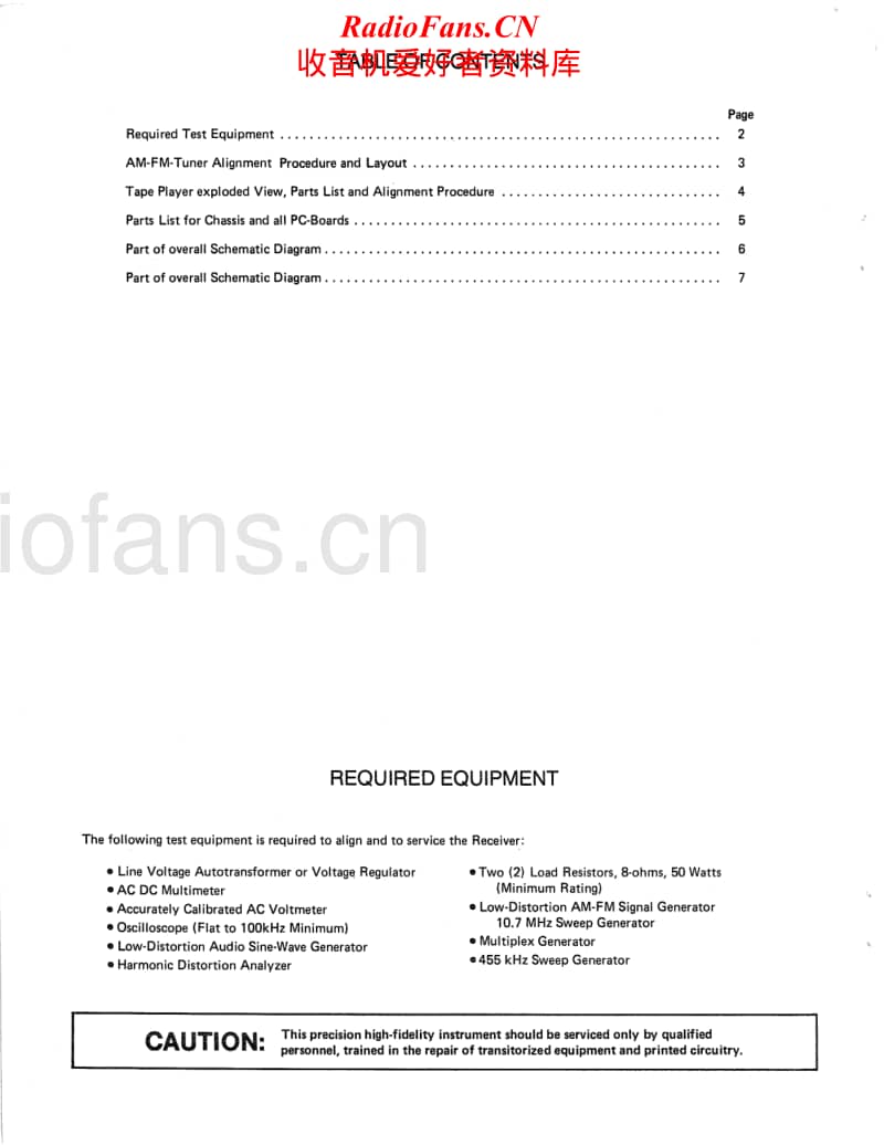 Fisher-2380-Service-Manual电路原理图.pdf_第2页
