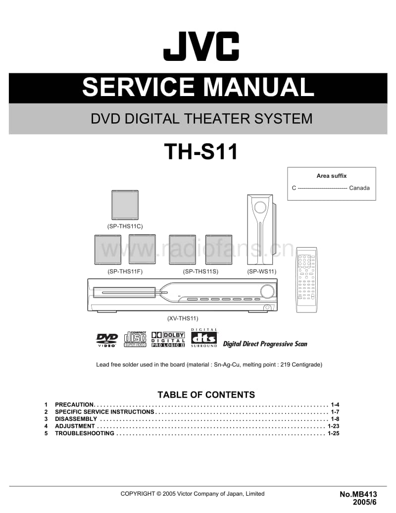 Jvc-THS-11-Service-Manual电路原理图.pdf_第1页