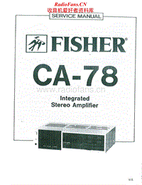 Fisher-CA-78-Service-Manual电路原理图.pdf