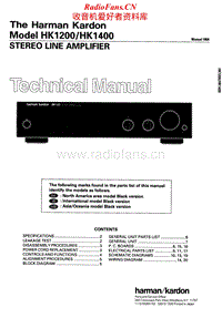 Harman-Kardon-HK-1200-1400-Service-Manual电路原理图.pdf