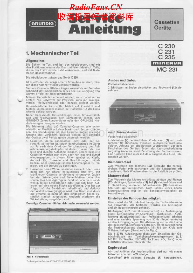 Grundig-C-230-Service-Manual电路原理图.pdf_第1页