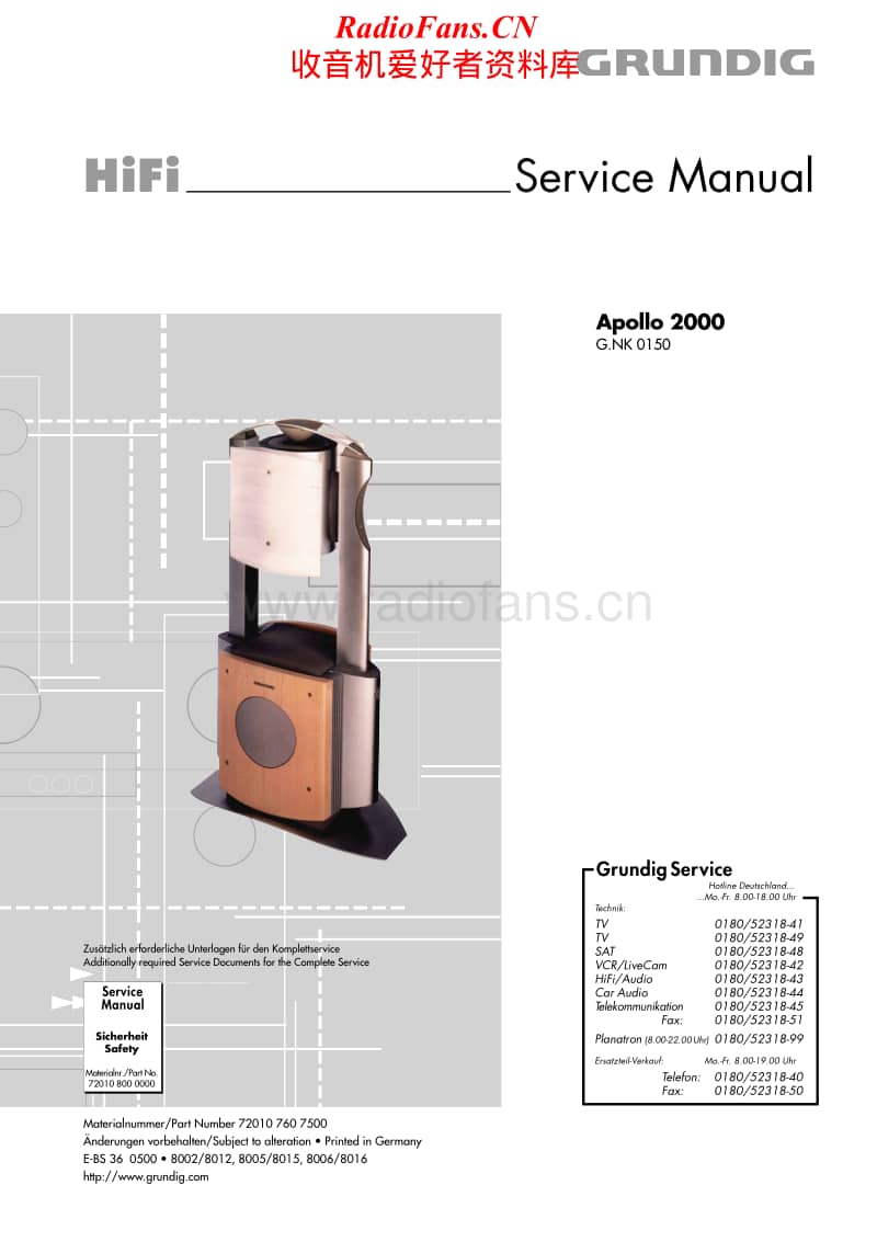Grundig-APOLLO-2000-Service-Manual电路原理图.pdf_第1页