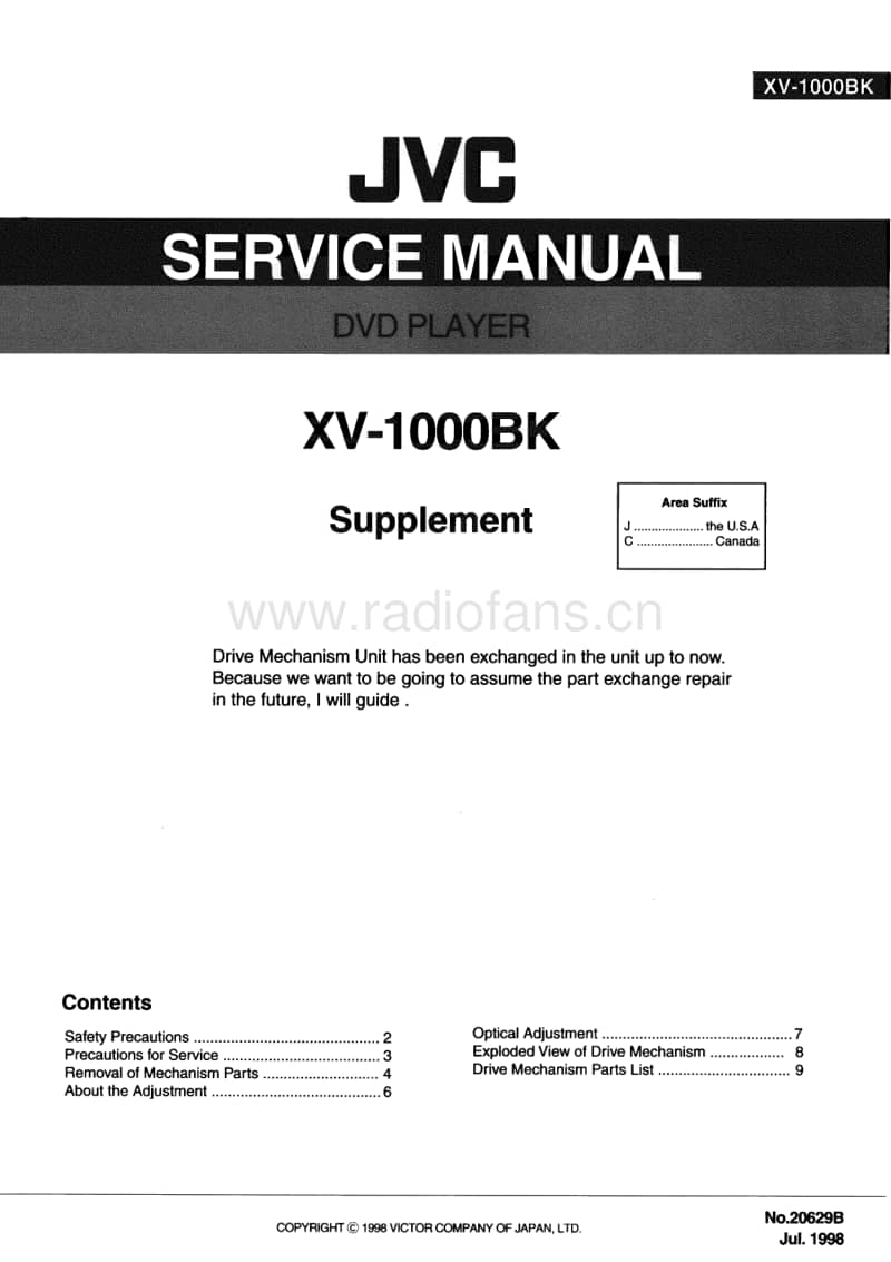 Jvc-XV-1000-BK-Service-Manual-2电路原理图.pdf_第1页