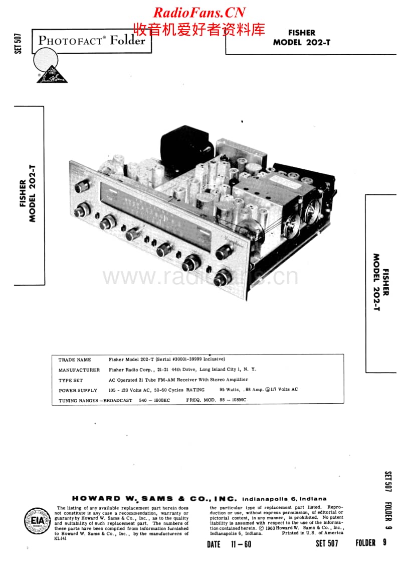 Fisher-202-T-Service-Manual电路原理图.pdf_第1页
