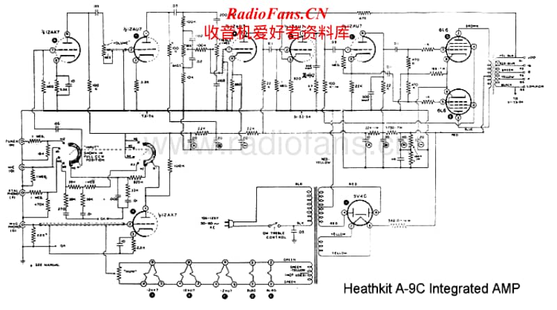 Heathkit-A-9C-Schematic电路原理图.pdf_第1页