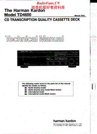 Harman-Kardon-TD-4600-Service-Manual电路原理图.pdf